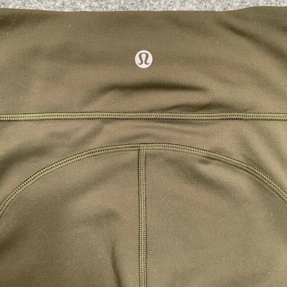 Lululemon Tights Women 4 Hunter Green Invigorate High Rise Training Fitted Ankle - Picture 8 of 13